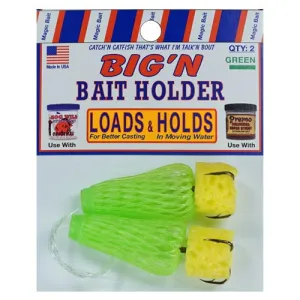 Magic Bait BigN Bait Holder Green 2ct Size 2