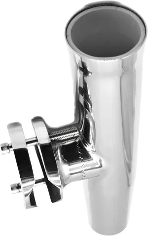 MARINE CITY 304 Grade Stainless Steel Heavy Duty Strong Clamp-on Adjustable Fishing Rod Holder