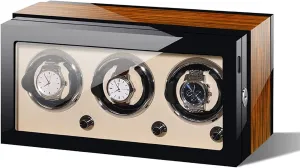 Mechanical Watch Winding Box Vertical Watch Shaker Automatic Motor Swing Watch Winder Rotating Device Watch Storage Display Box Household Quiet and Well Operated