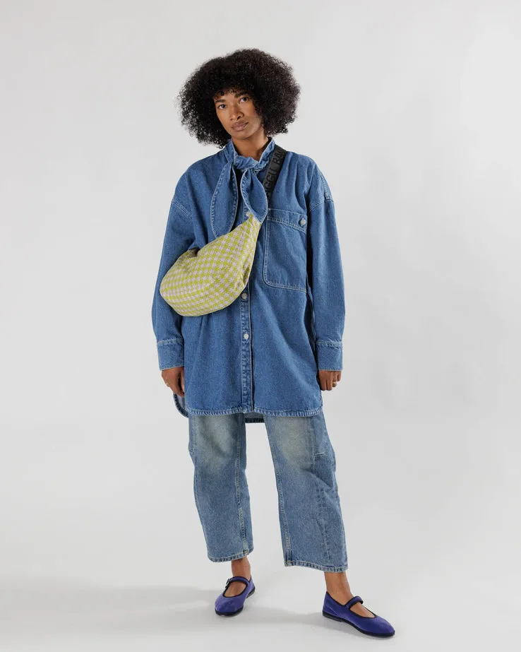 Medium Nylon Crescent Bag