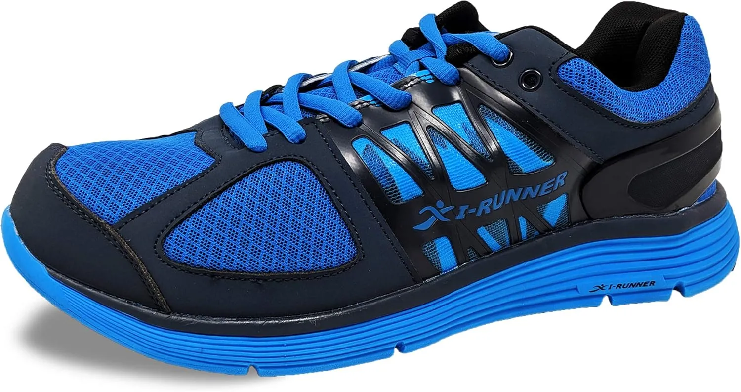 Men Noble Leather/Mesh Walking Shoes
