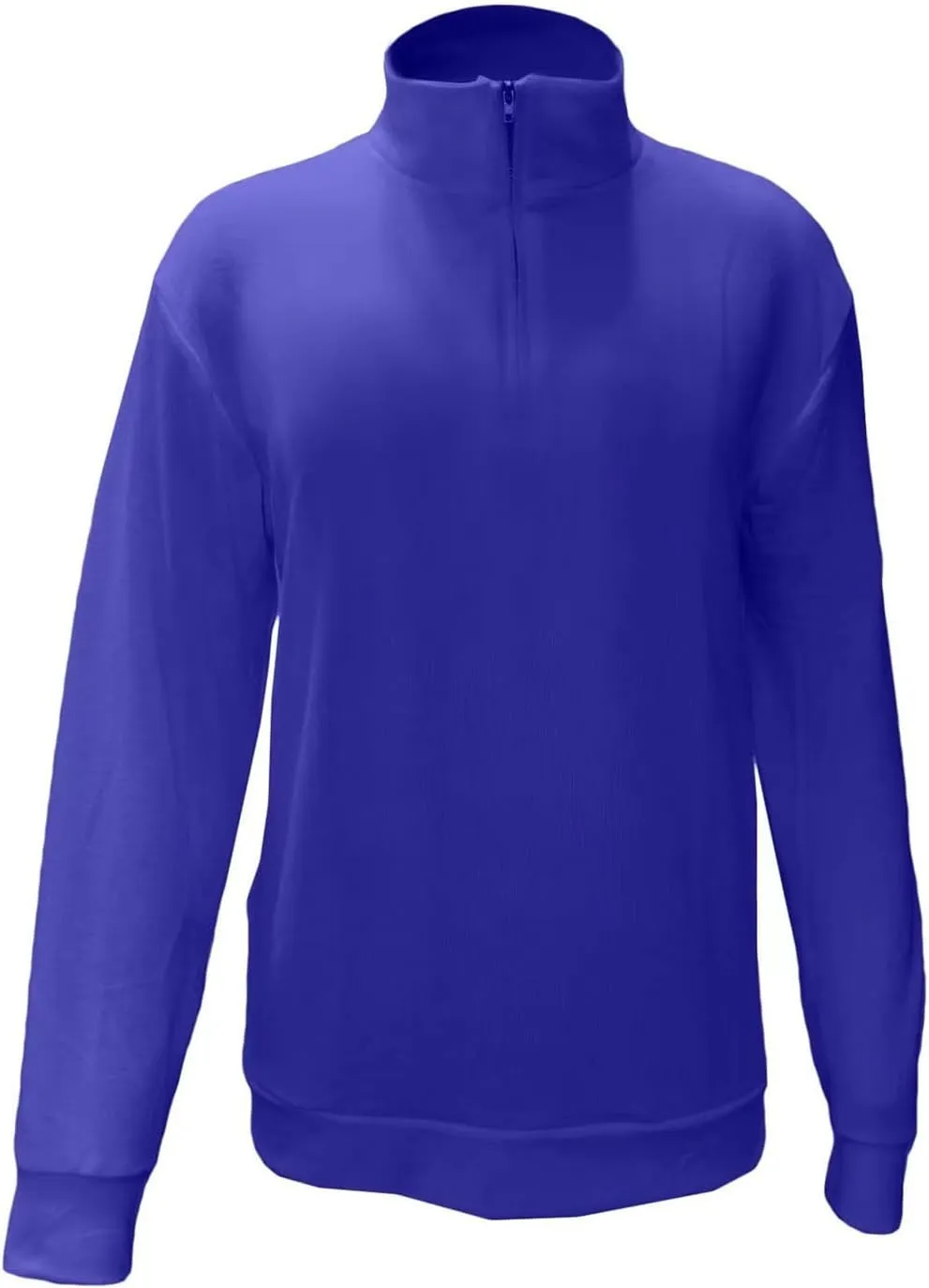 Men's Casual Sports Shirts 1/4 Zip Long Sleeve Fleece Lined Running Pullover Tops Stand Collar Workout Sweatshirt