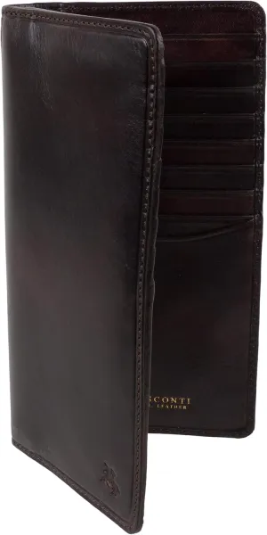 Men's Italian Leather Stylish Rfid Protected Suit Wallet By Gift Box