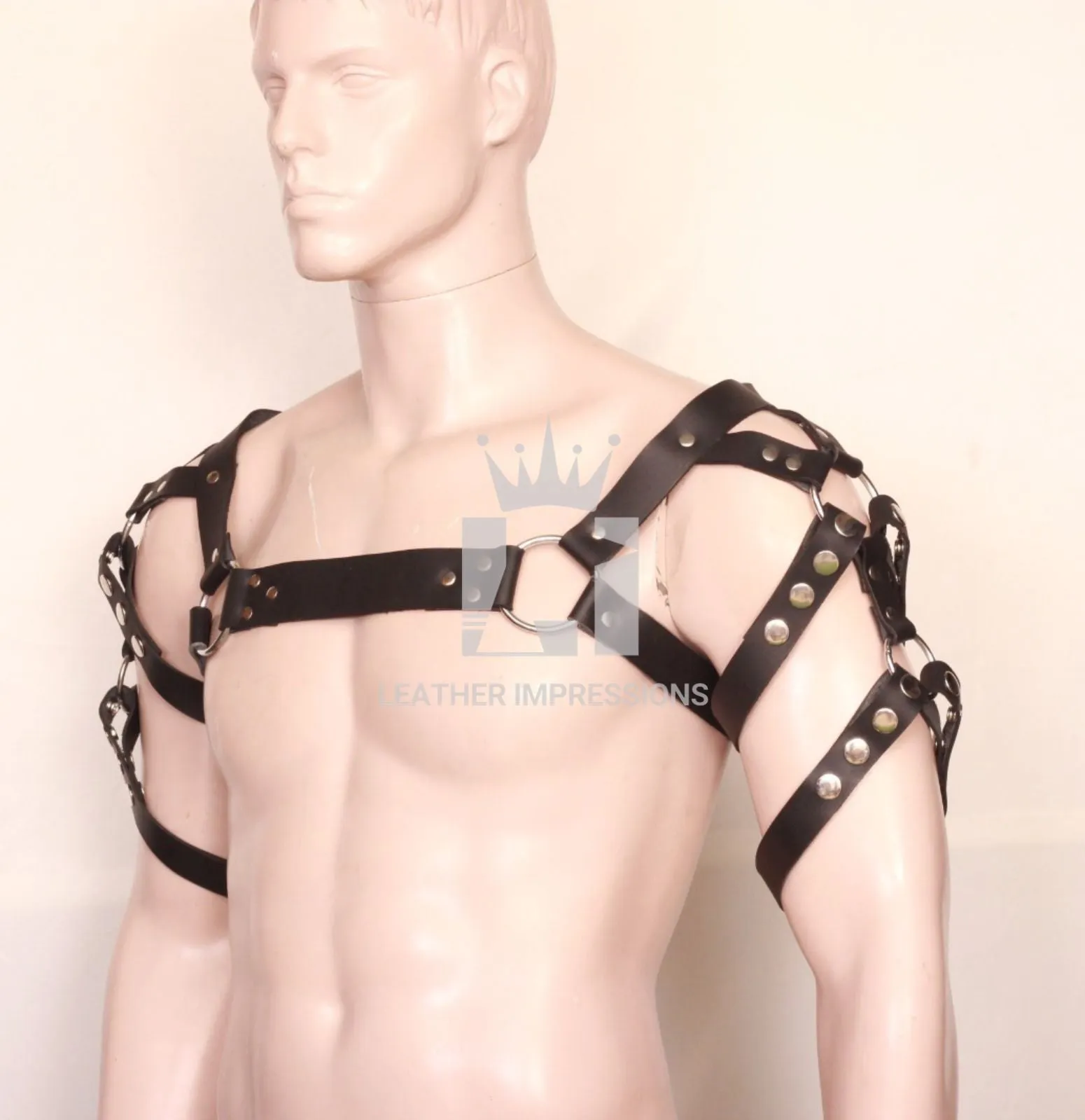 Men's Leather Shoulder Harness
