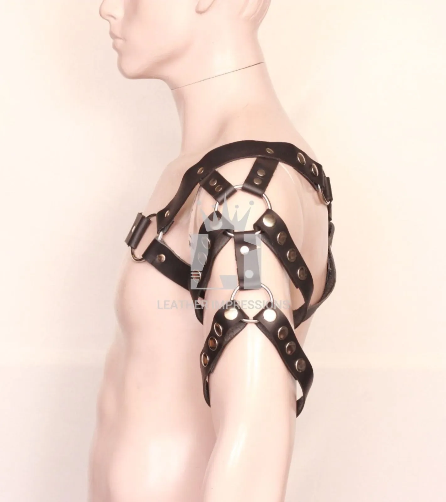 Men's Leather Shoulder Harness
