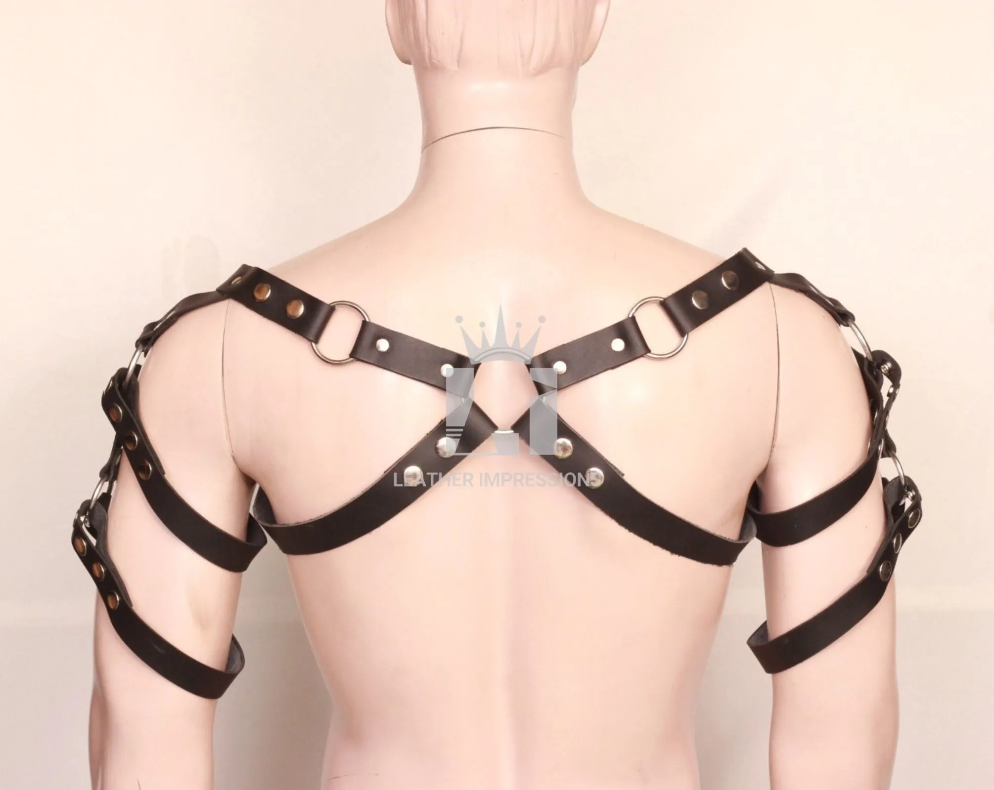 Men's Leather Shoulder Harness