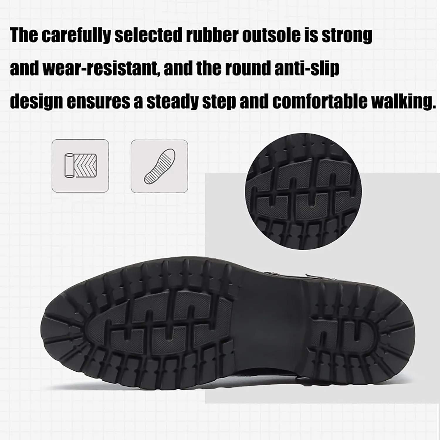 Men's Patent Leather Formal Dress Shoes for Business and Events Pointed Toe Low Heel Rubber Sole Professional Office Wear
