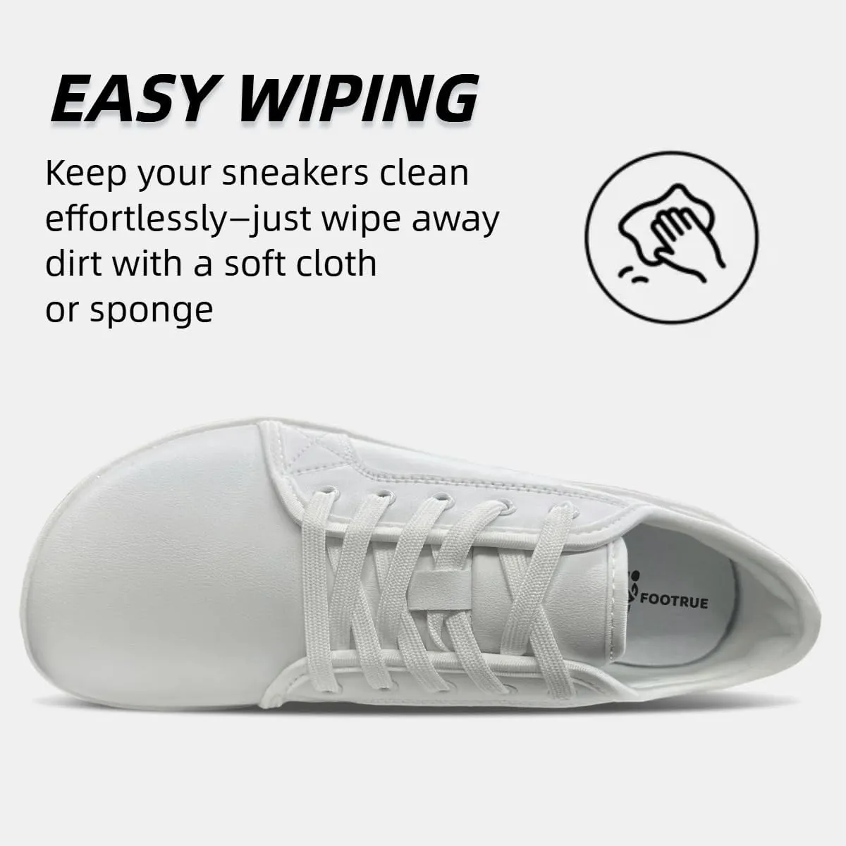 Mens Womens Minimalist Barefoot Sneakers Leather Shoes Wide Toe Box Zero Drop Walking Shoes