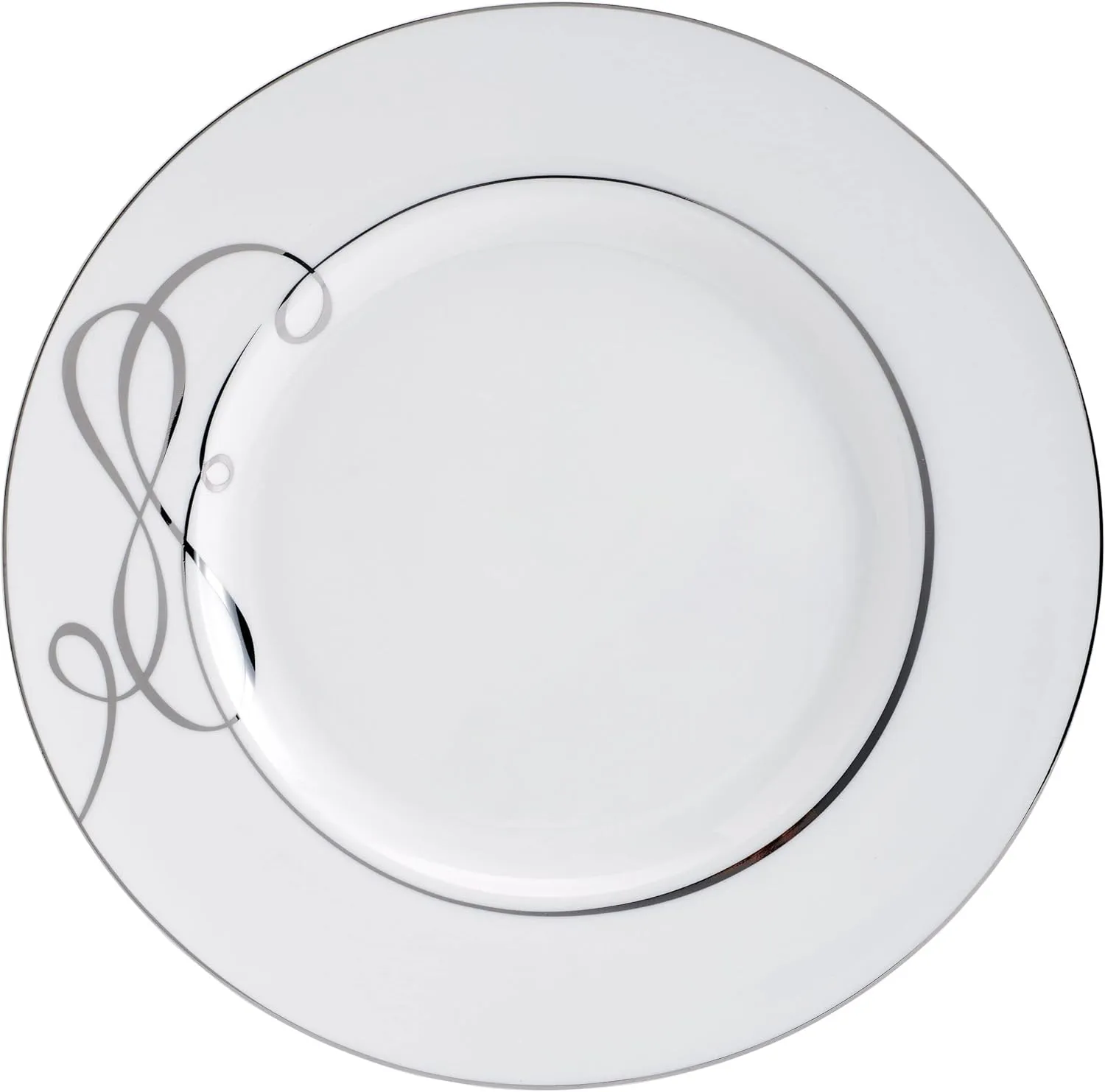 Mikasa Love Story Platinum Banded Dinner Plates, Set of 4