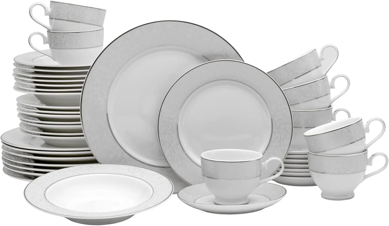 Mikasa Parchment Dinnerware Set, 40 piece set, Service for 8