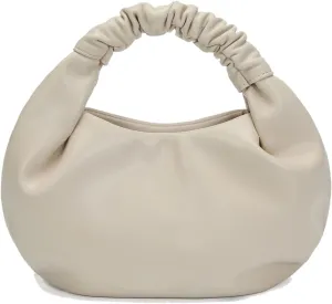 Mini Cloud Hobo Purse for Women Soft Genuine Leather Clutch Bag with Unique Shape for Events or Date Nights