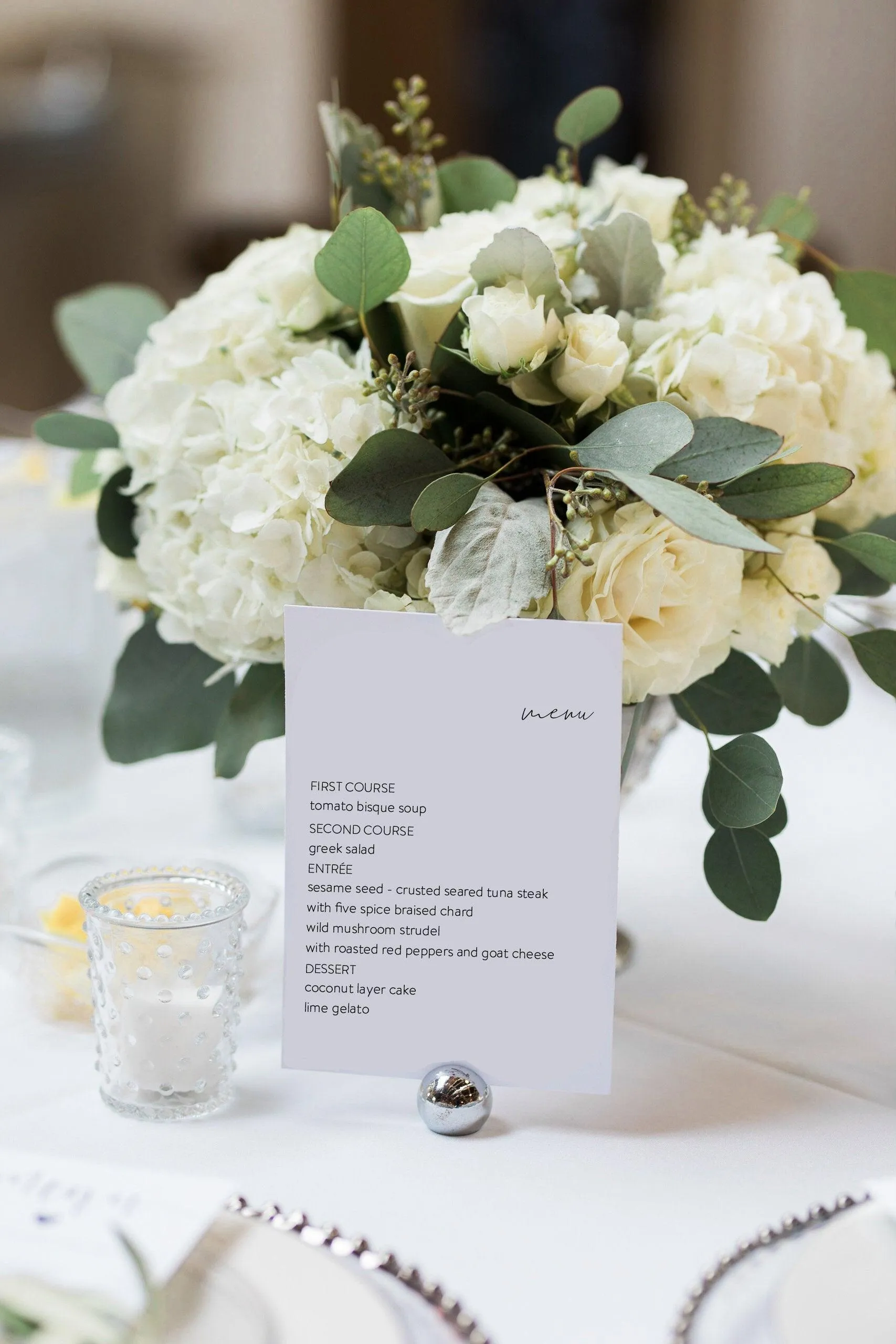 Minimalist Wedding Menu, Printable Wedding Menu Template,Dinner Menu Card, Instant Download Editable Menu Cards, Templett - Julia
