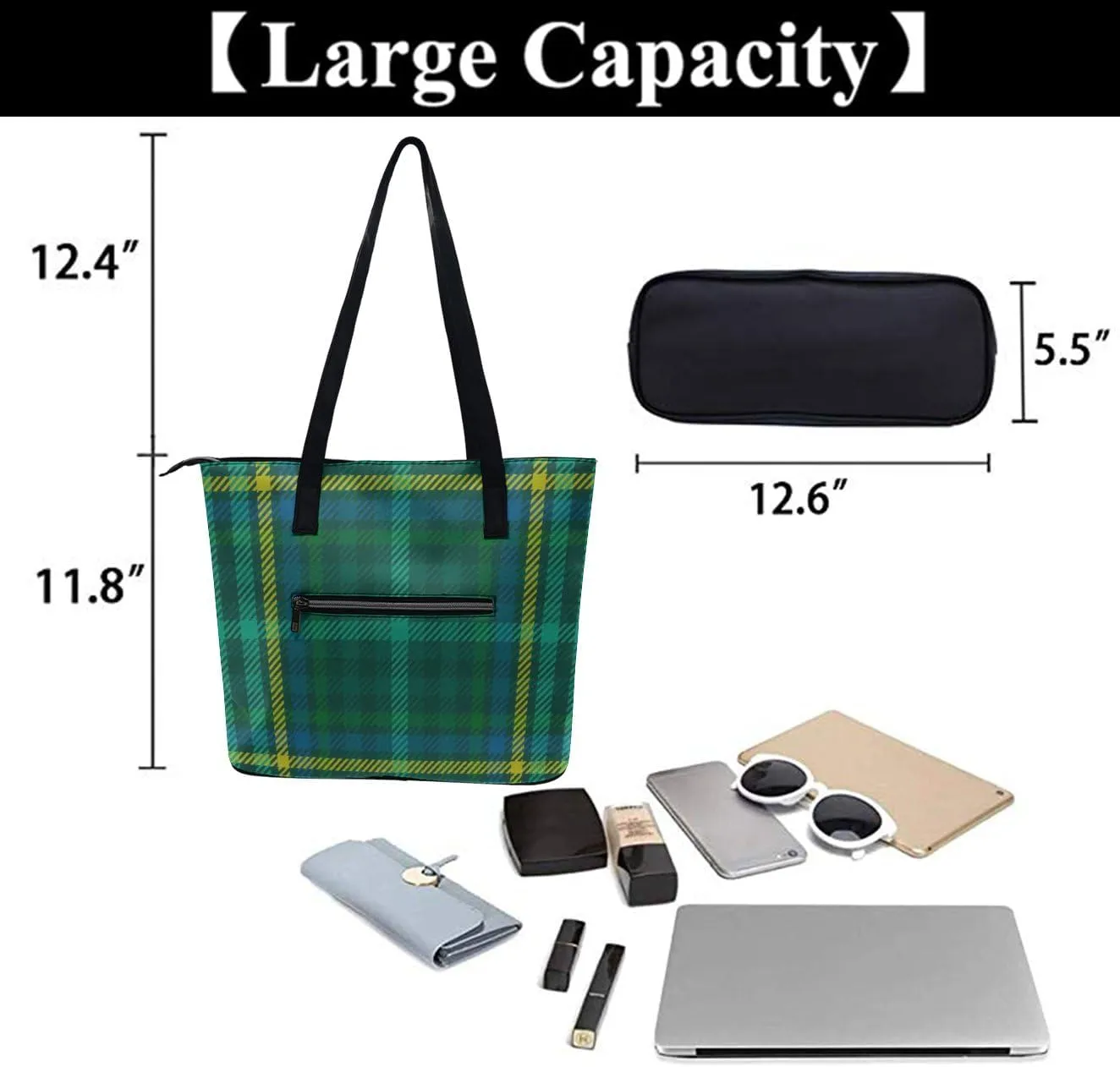 Modern PU Leather Shoulder Bag for Women, PU Leather Work Shoulder Bag, PU Leather Shopping Tote for Travel Outdoor