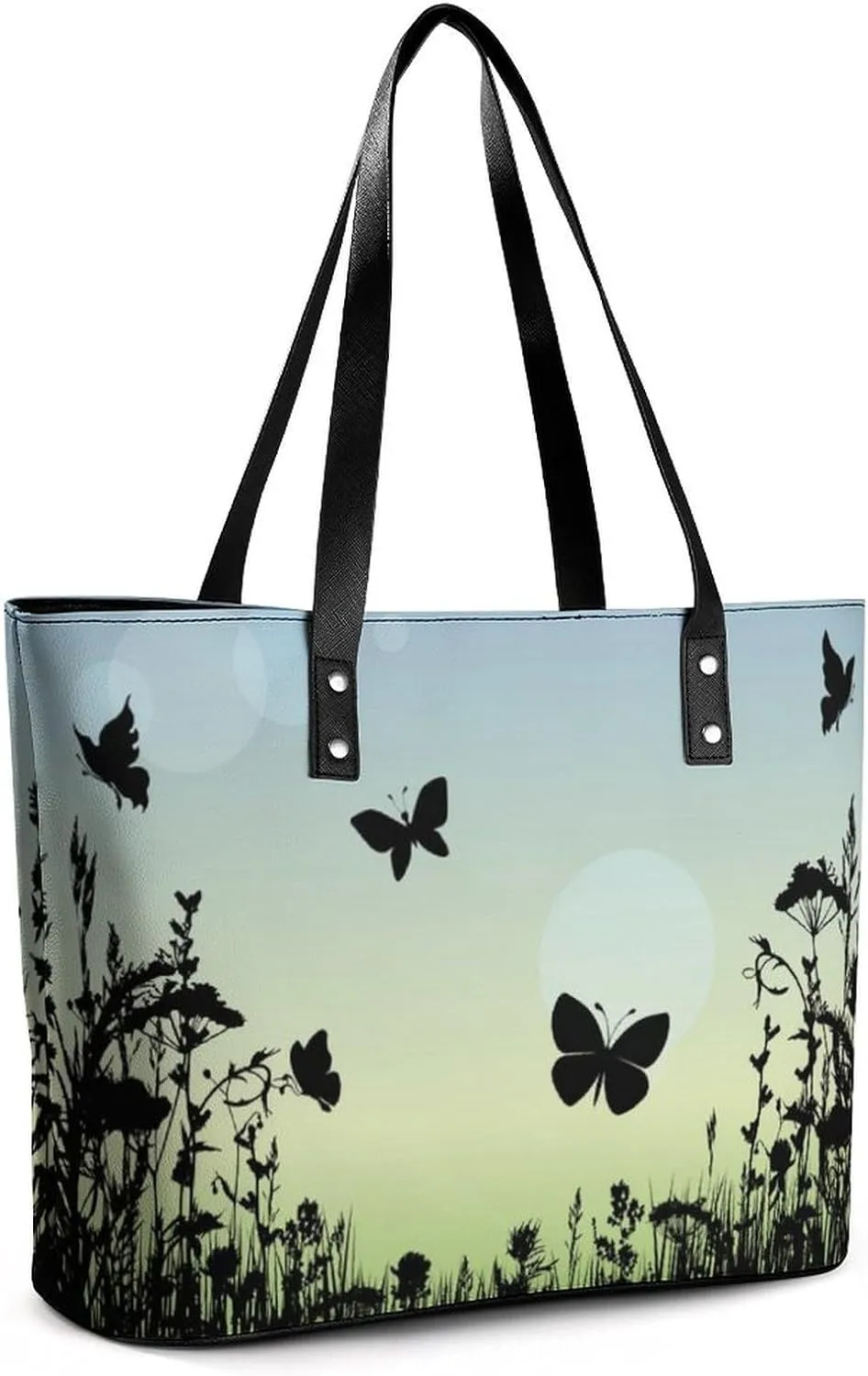 Modern PU Leather Shoulder Bag for Women, PU Leather Work Shoulder Bag, PU Leather Shopping Tote for Travel Outdoor