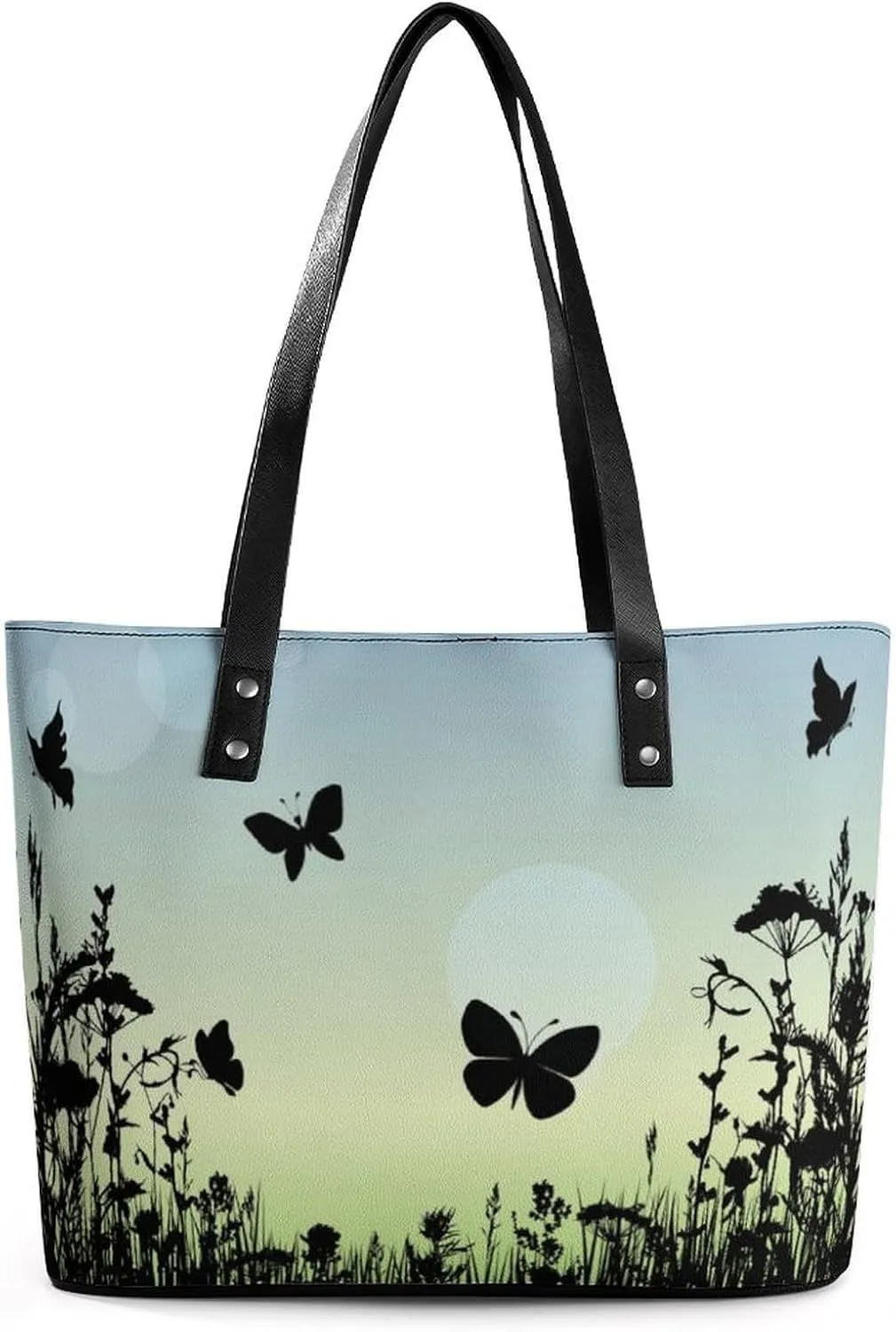 Modern PU Leather Shoulder Bag for Women, PU Leather Work Shoulder Bag, PU Leather Shopping Tote for Travel Outdoor
