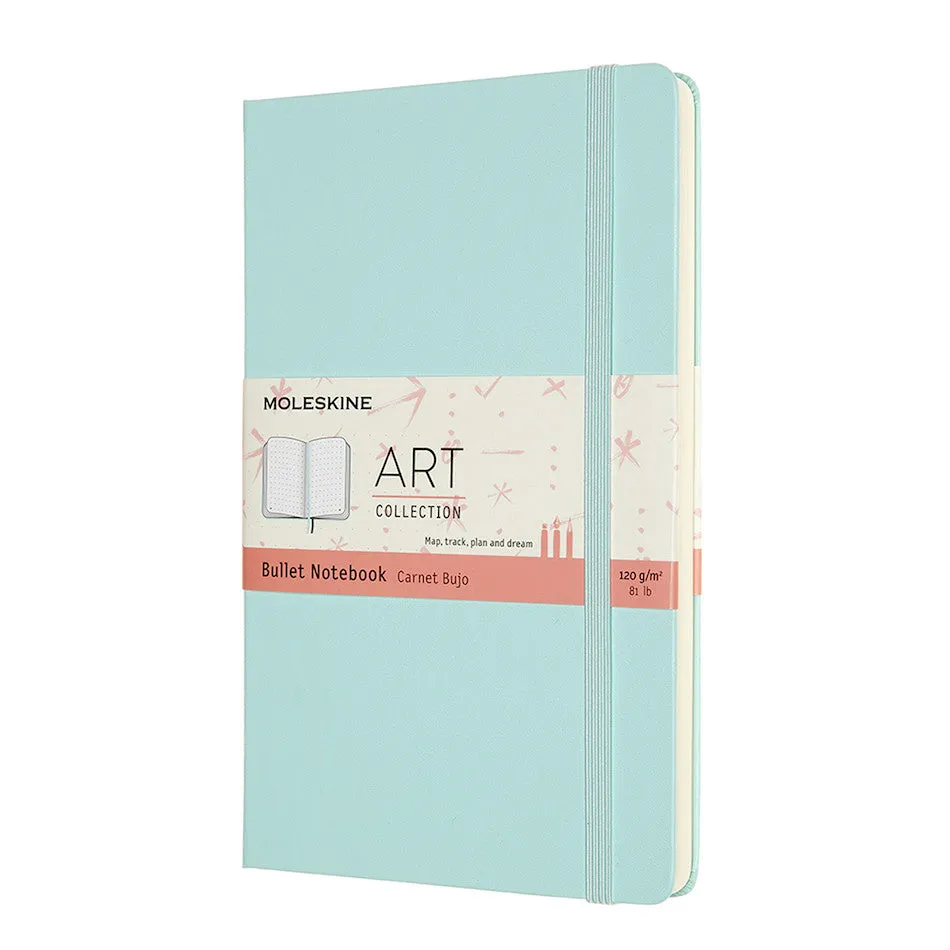 Moleskine Art Bullet Large Notebook Aquamarine