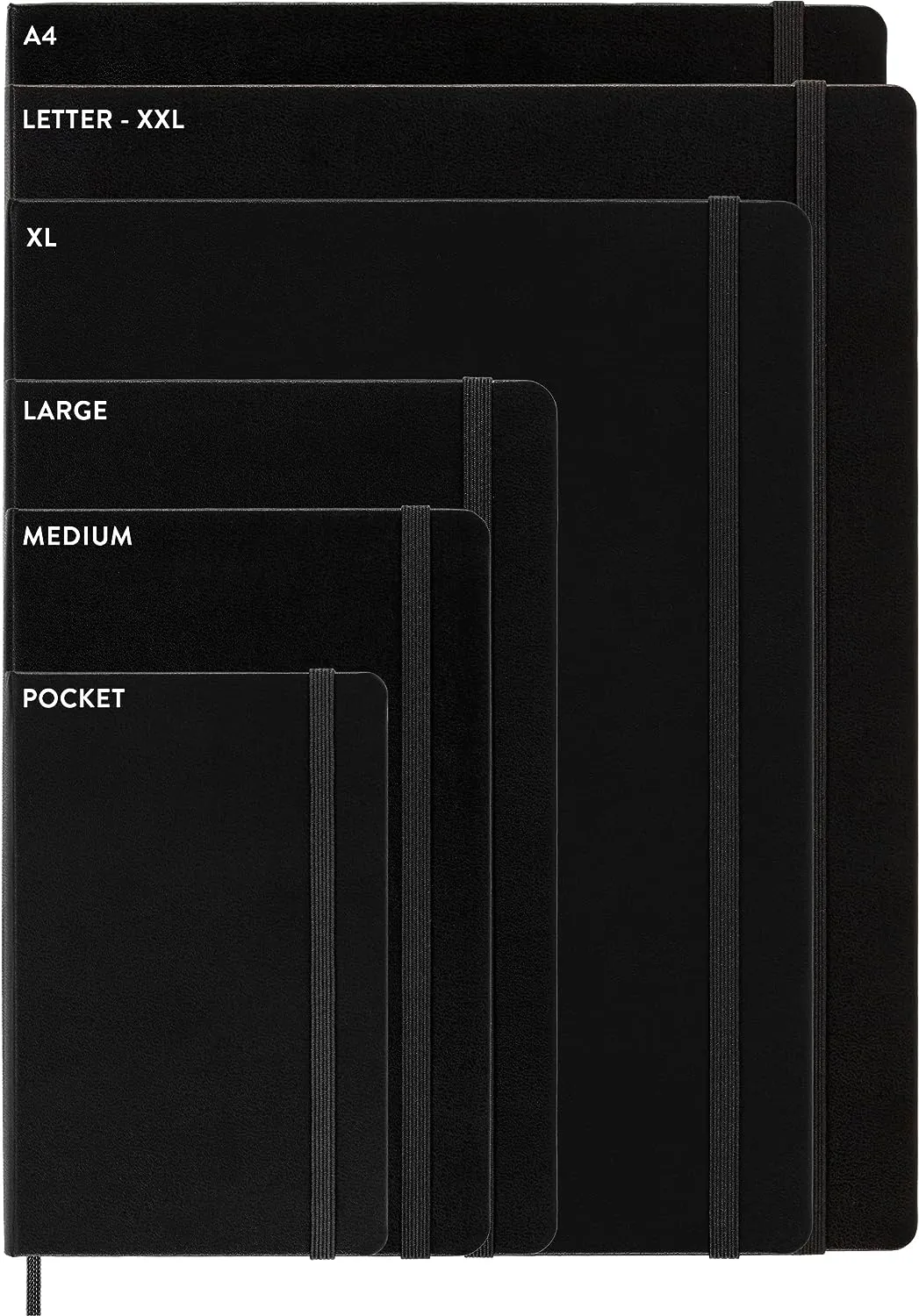 Moleskine Classic Expanded Notebook, Hard Cover, Large (5" x 8.25") Dotted, Black, 400 Pages