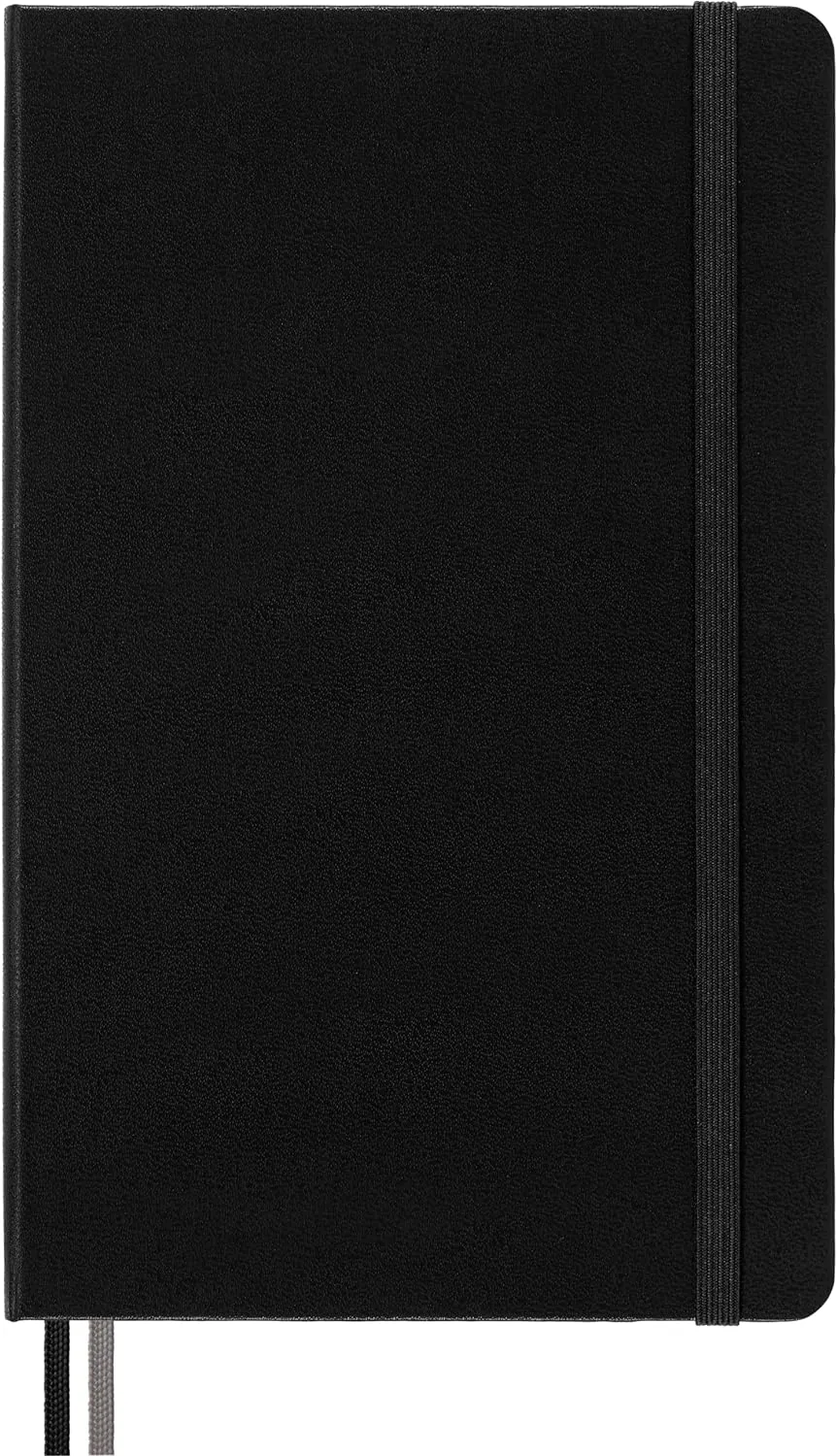 Moleskine Classic Expanded Notebook, Hard Cover, Large (5" x 8.25") Dotted, Black, 400 Pages