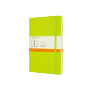 Moleskine Classic Large (A5) Hardcover Notebook - Lemon Green