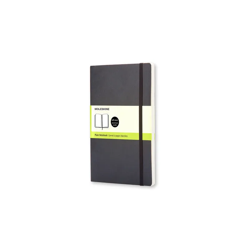 MOLESKINE - CLASSIC SOFT COVER NOTEBOOK - PLAIN - POCKET - BLACK