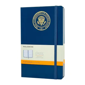 Moleskine Large Hardcover Ruled Notebook with Presidential Seal