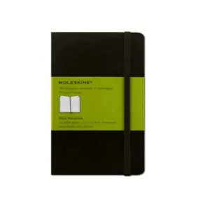 Moleskine Plain Pocket Notebook - Black