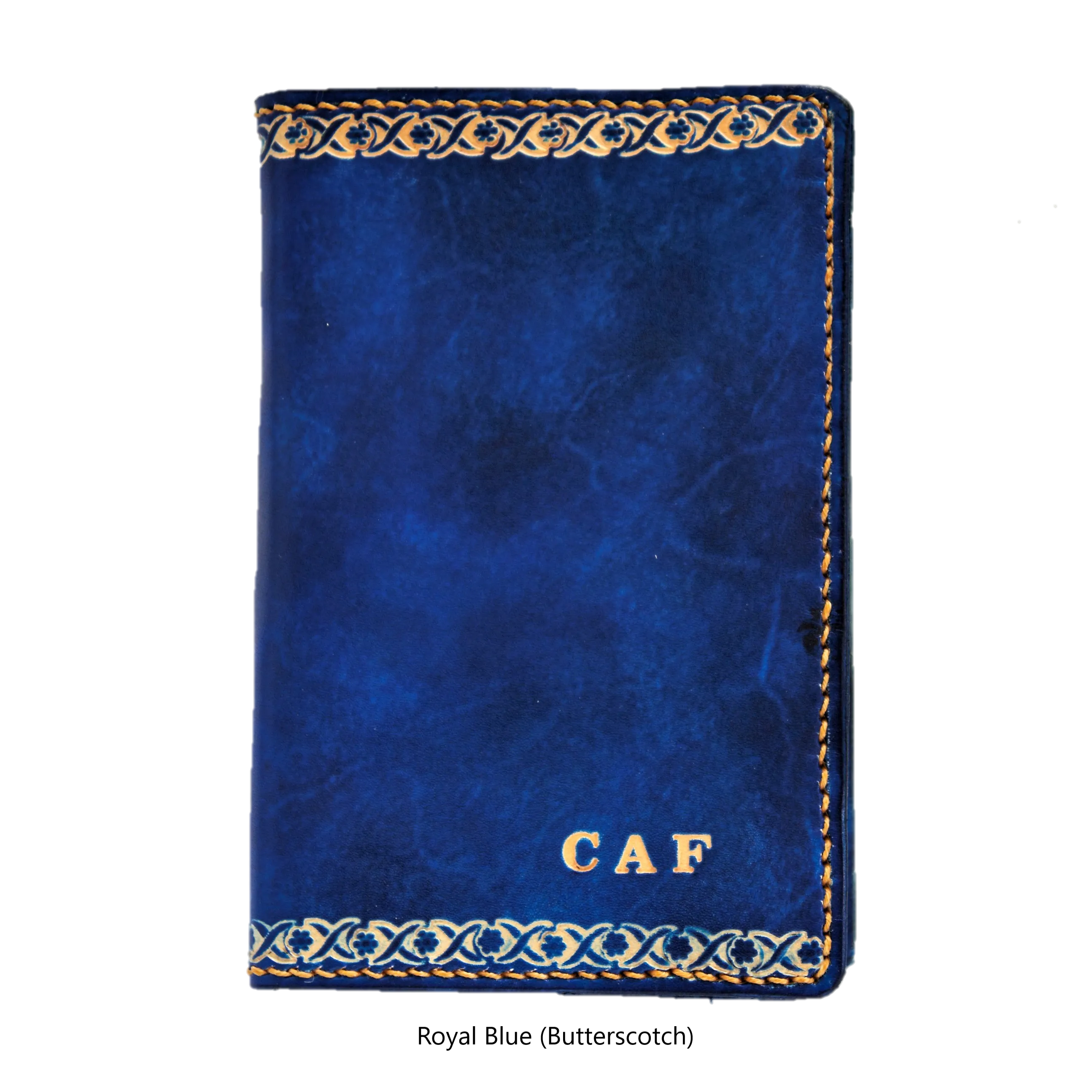 Moleskine Pocket Notebook Cover - Rambling Rose - Embossed Initials