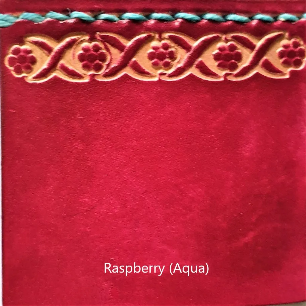 Moleskine Pocket Notebook Cover - Rambling Rose - Embossed Initials