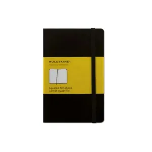 Moleskine Squared Pocket Notebook - Black