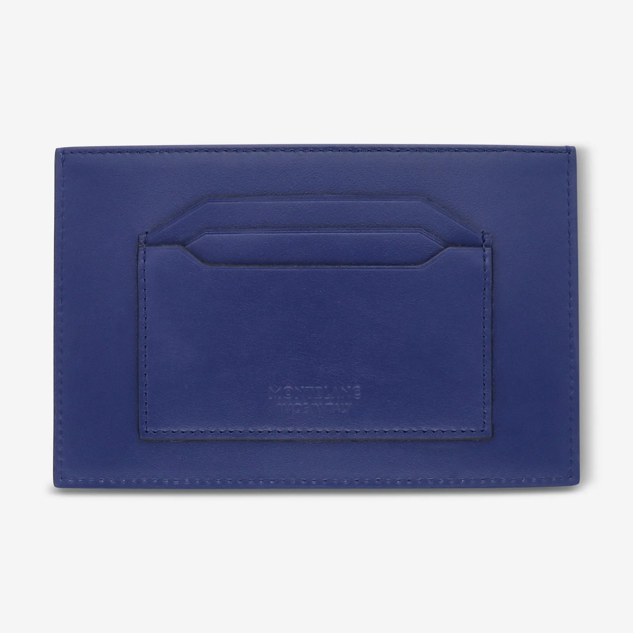 Montblanc Meisterstuck Blue Leather Card Holder 6cc 129910