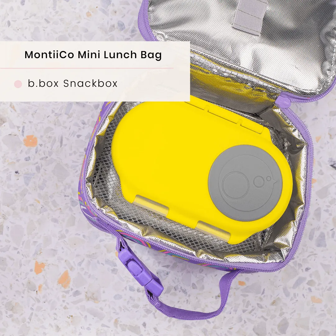 MONTII.CO Mini Insulated Lunch Bag - Pixels