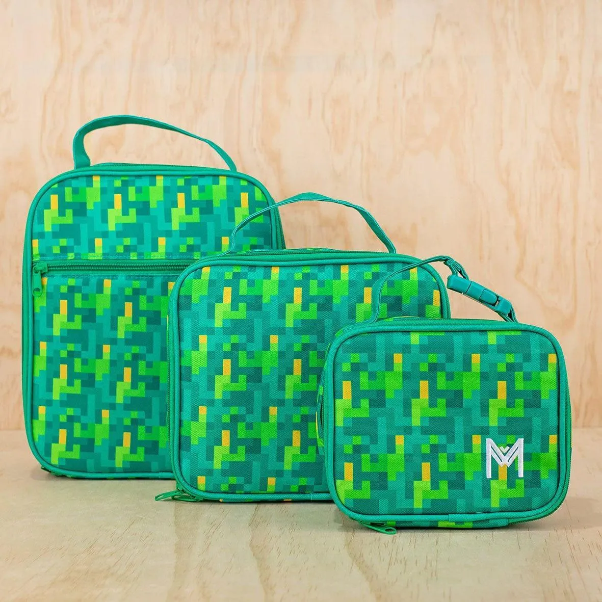 MONTII.CO Mini Insulated Lunch Bag - Pixels