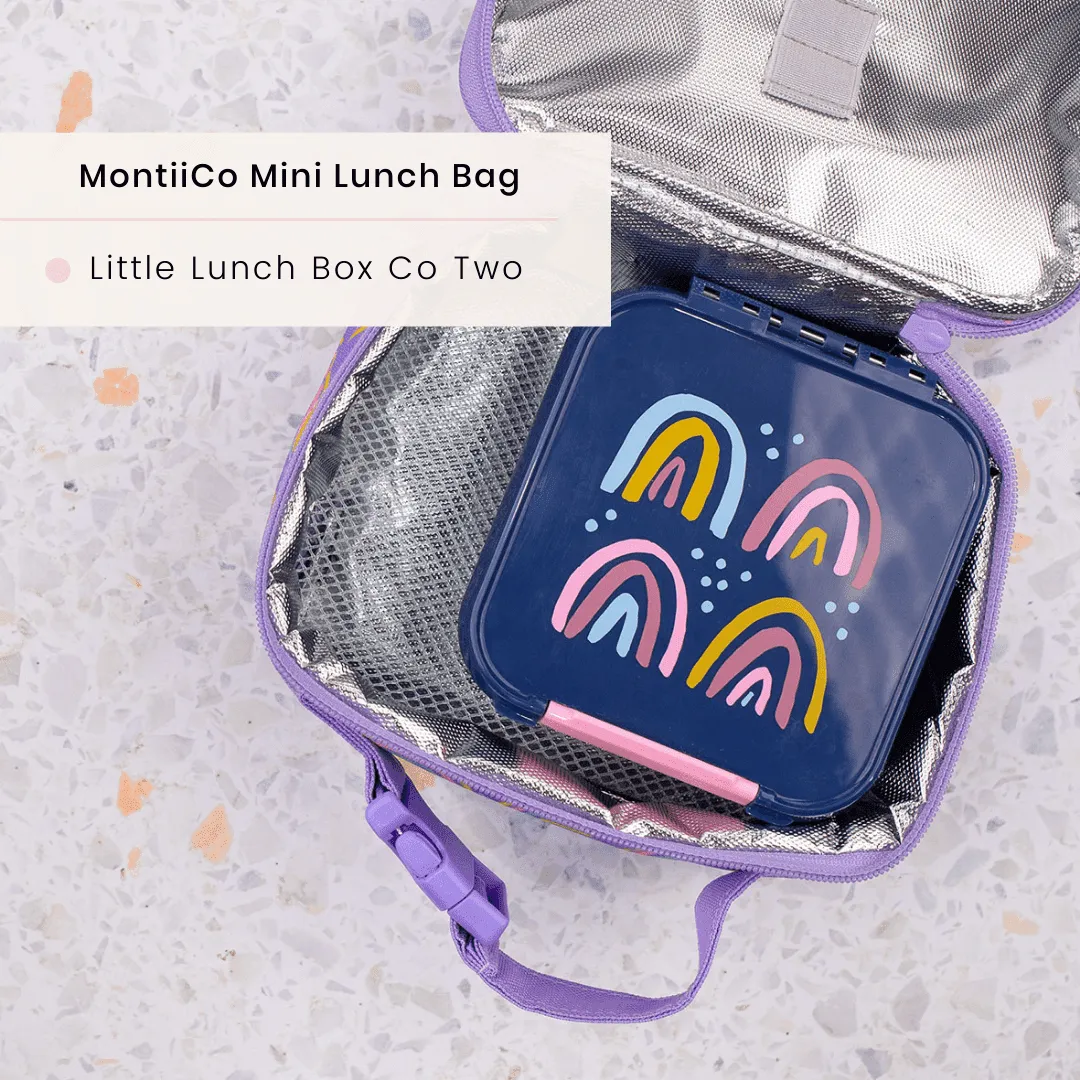 MONTII.CO Mini Insulated Lunch Bag - Pixels