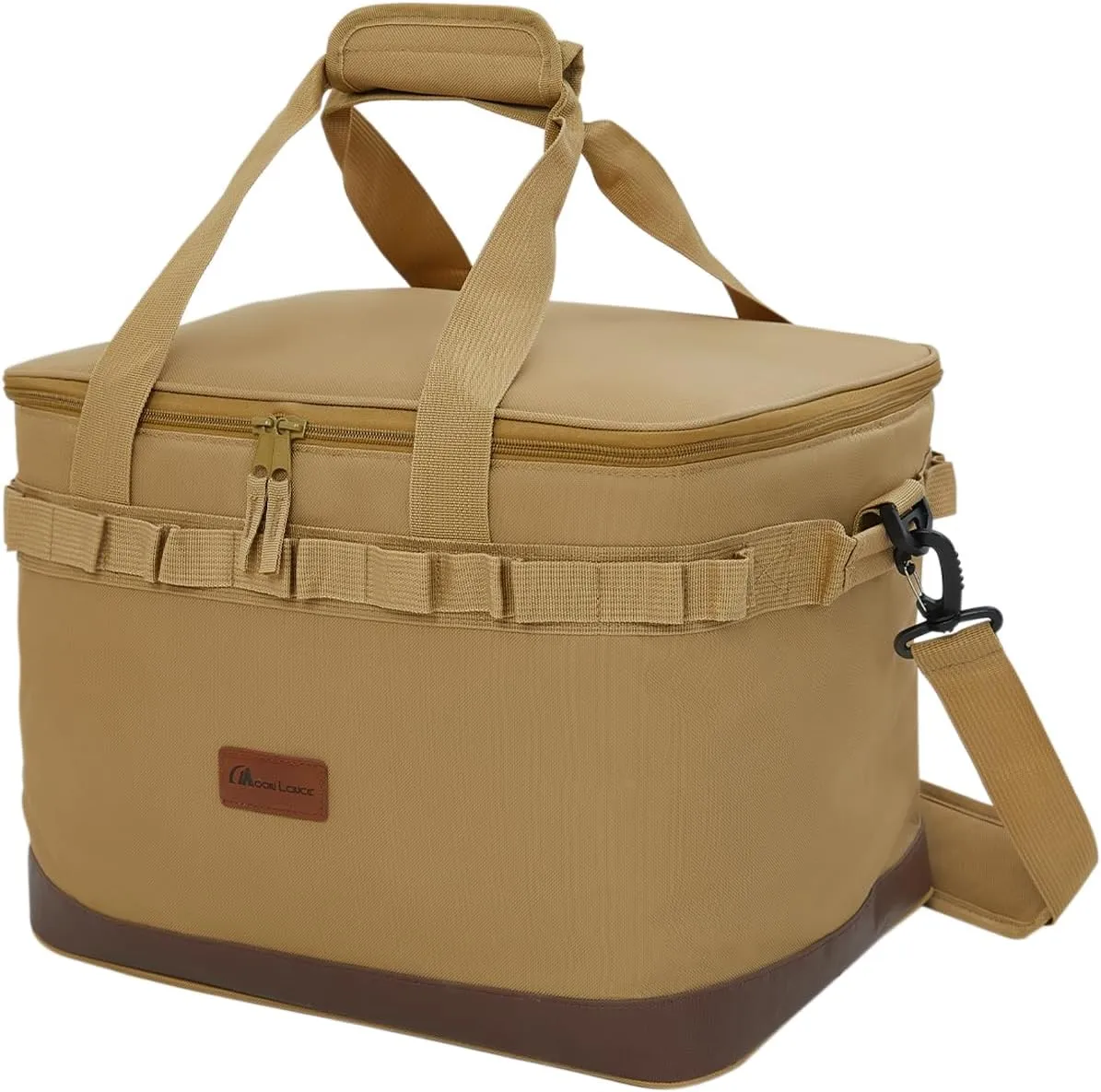 MOON LENCE SNB-03 Cooler Box, Large Capacity, 6.1 gal (23 L/ 35 L), Cold Insulation, Foldable, Can Be Used with Hand or Shoulder Bag, Soft Container, Cold Storage Box, Cooler Bag, for Camping,