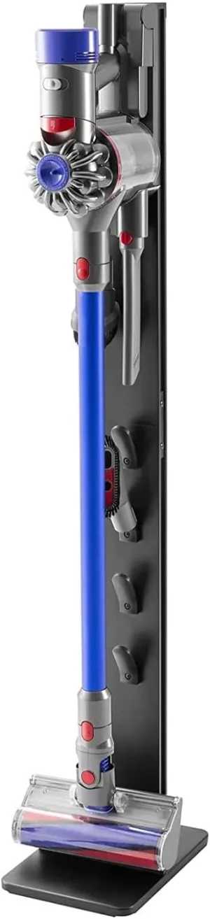 Mount Plus MP-HAB2 Premier Aluminum Storage Stand Dock Dockings Station Made for Dyson V15 V12 V11 V10 V8 V7 V6 Cordless Stick Vacuum Cleaner, Stable Metal Storage Bracket Organizer Rack