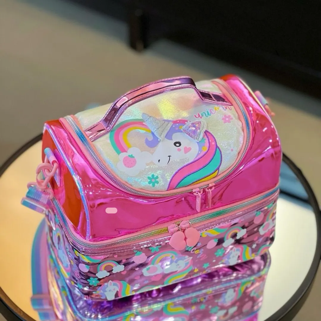 Multipurpose Double Decker Insulated Bag For Kids - Luxury Quality