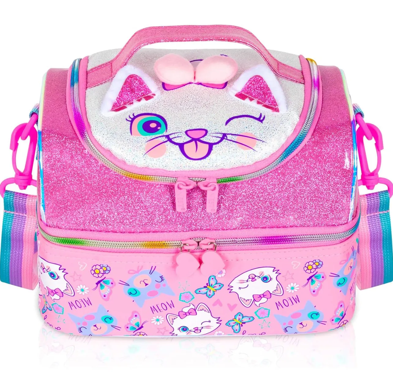 Multipurpose Double Decker Insulated Bag For Kids - Luxury Quality