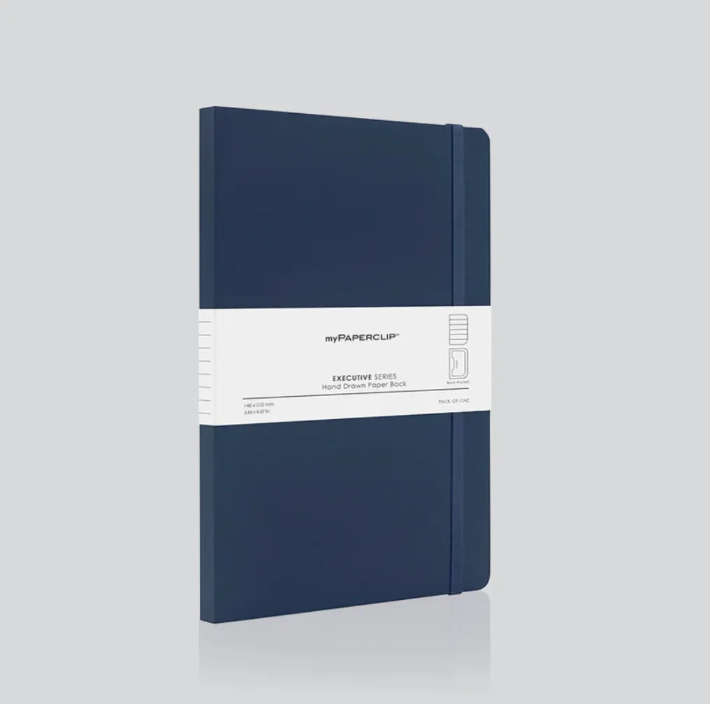myPAPERCLIP | Executive Series A5 Notebooks PLAIN / RULED