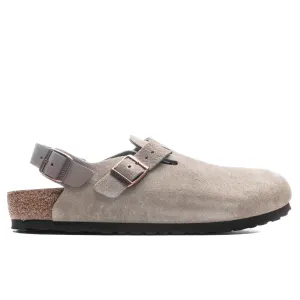 Narrow Tokio Suede Leather - Taupe