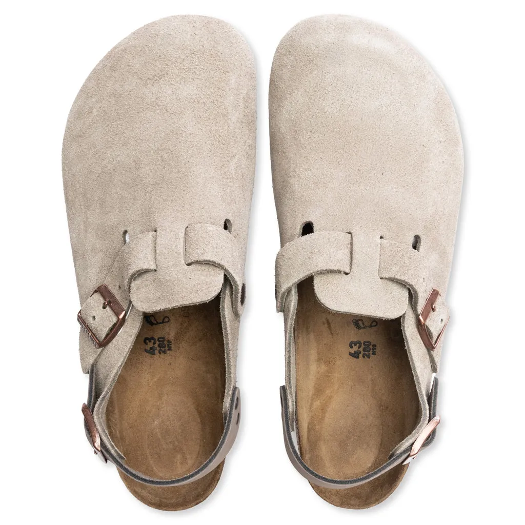 Narrow Tokio Suede Leather - Taupe