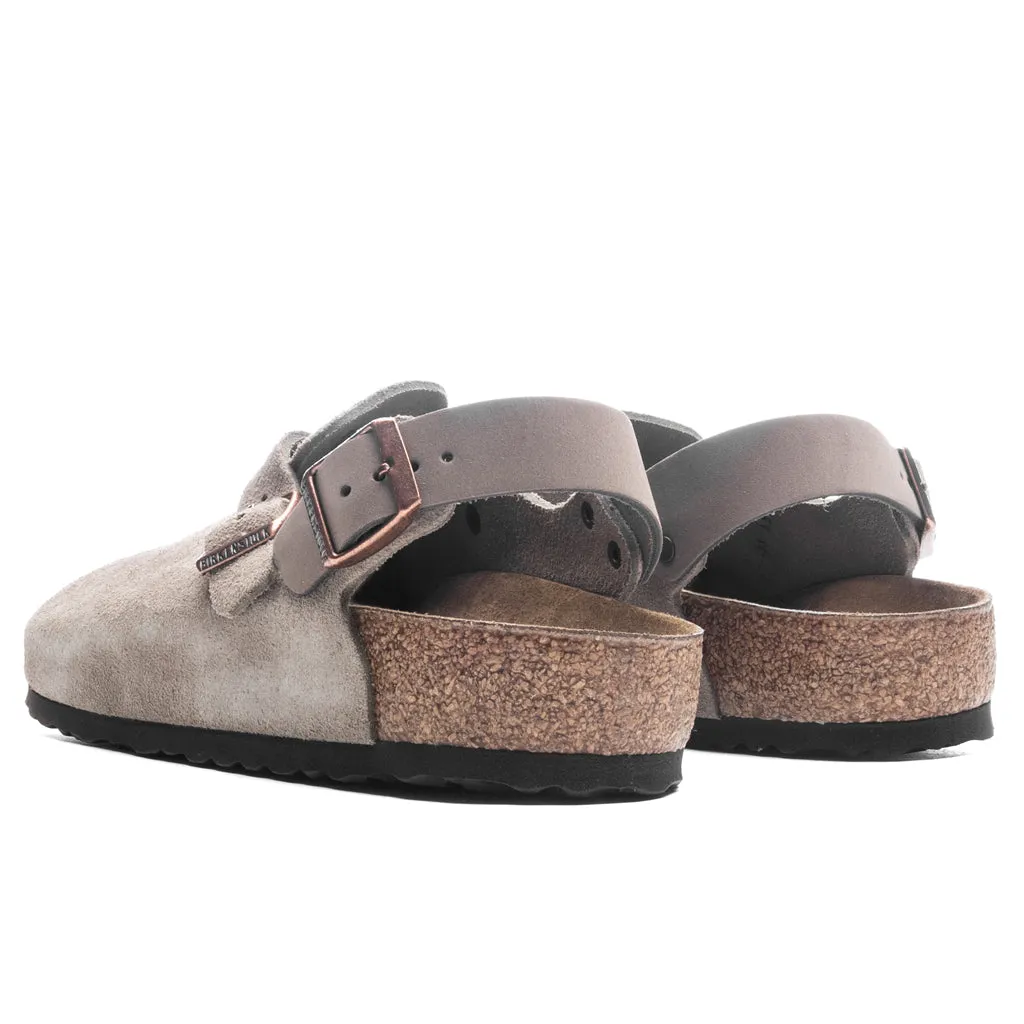Narrow Tokio Suede Leather - Taupe