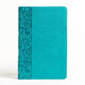 NASB Large Print Personal Size Reference Bible, Teal LeatherTouch, Red Letter, Presentation Page, Cross-References, Full-Color Maps, Easy-to-Read Bible Karmina Type Imitation Leather – Large Print, May 15, 2022