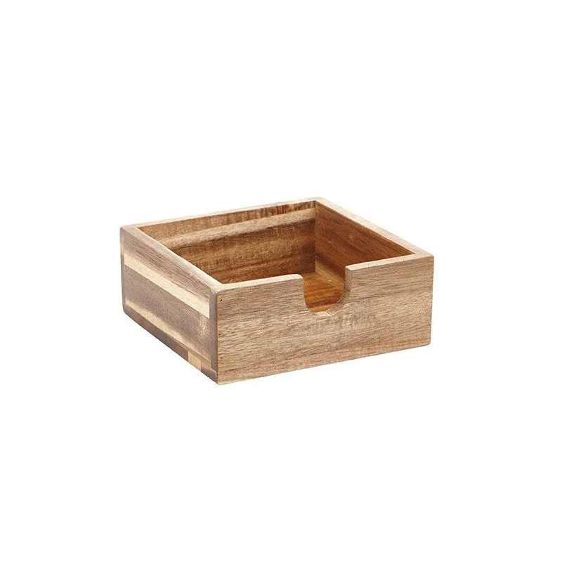 Natural Acacia Luncheon  Napkin Holders