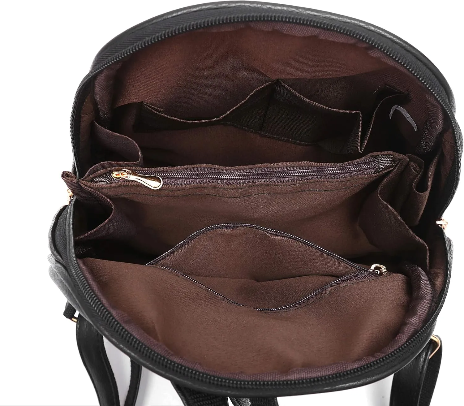 Nevenka Backpack Purse for Women Casual Shoulder Bag PU Leather Zipper Closure Adjustable Strap…