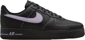 Nike Air Force 1 '07 LV8 Mens Lifestyle Shoes (Black/Hydrangeas) (HQ2037-001, Black/Purple)