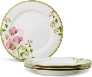 Noritake Poppy Place 10-1/2" Dinner Plates, Set of 4