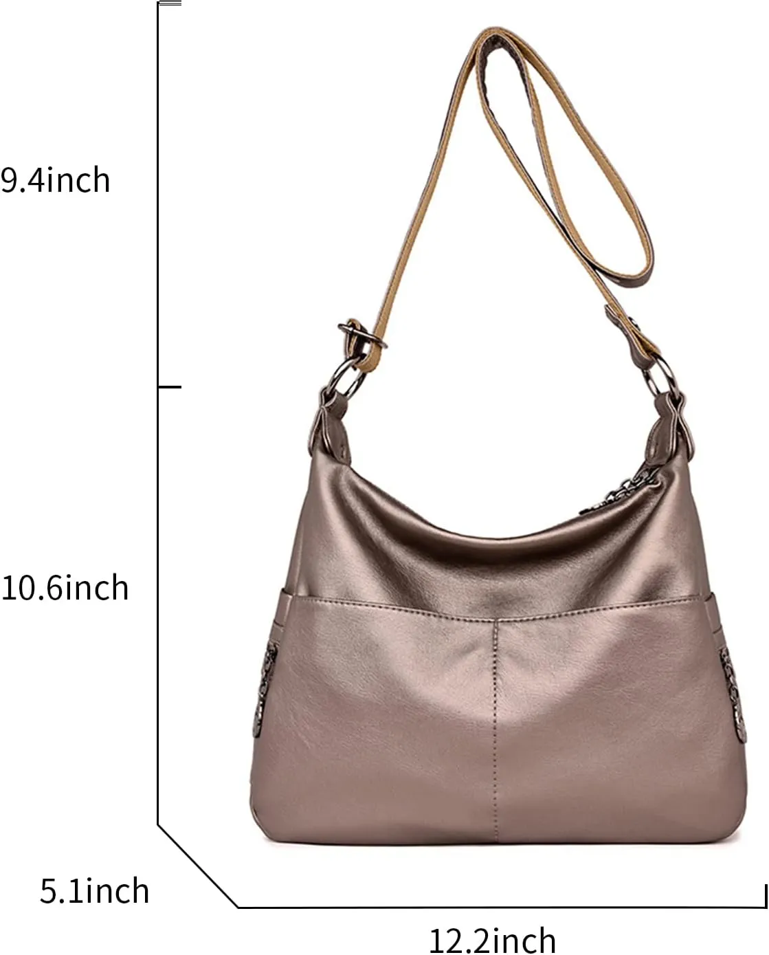 NOTAG Women Crossbody Bag Leather Purse Handbags Ladies Shoulder Bags Casual Pocketbooks