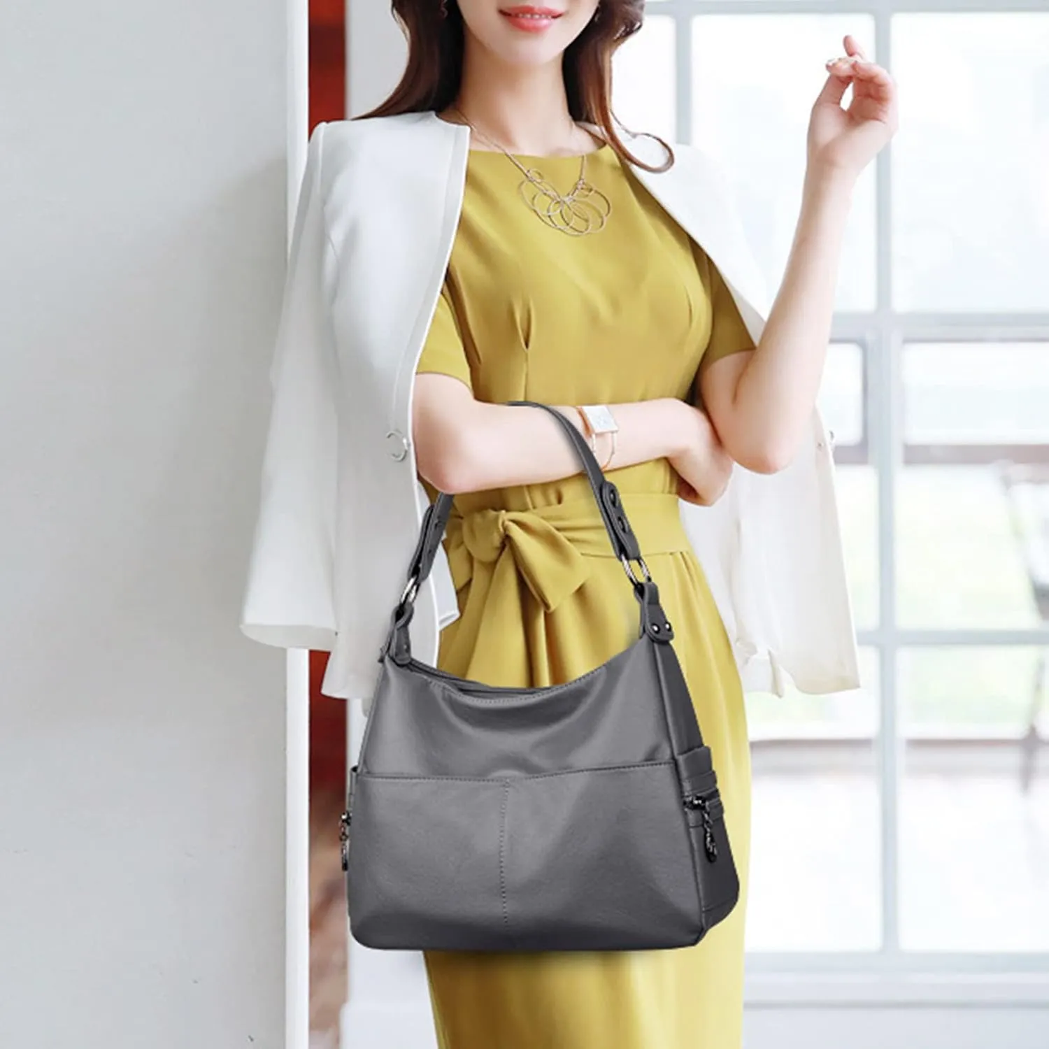 NOTAG Women Crossbody Bag Leather Purse Handbags Ladies Shoulder Bags Casual Pocketbooks