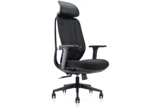 Nova Task Chair Black with Headrest