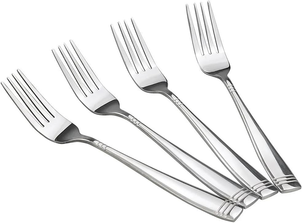 Obstnny Stainless Steel Dinner Fork, 8-Inch, Set of 12